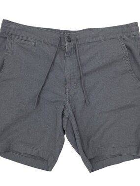 Goodfellow Shorts Mens Large Gray Pockets Elastic Waist Drawstring Cotton Casual